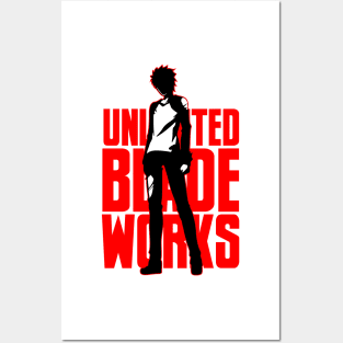 Emiya Shirou Unlimited Blade Works Posters and Art